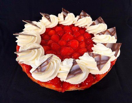 Aardbeienvlaai